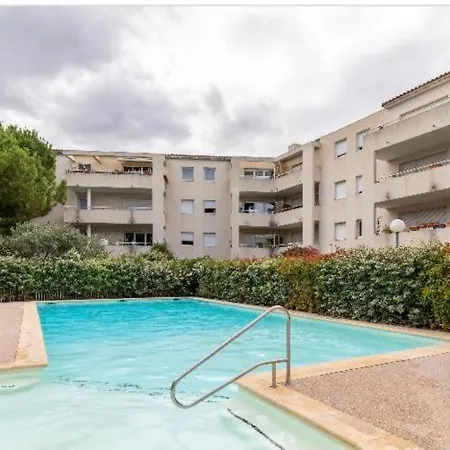 Joli T2/ Tram/ Clim/ Parking/ Wifi/ Piscine Apartmán Montpellier